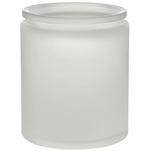 16 oz Calypso Wide Mouth Glass Jar Frosted