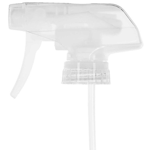 Clear Trigger Sprayer 28/400 PP Plastic 1ml/Stroke Fine Mist, 160mm Straw