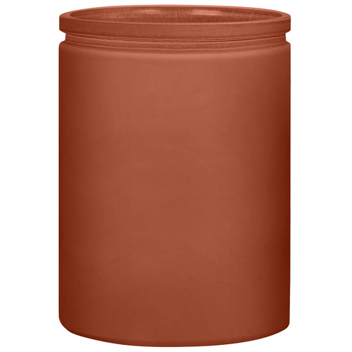 12 oz Calypso Glass Jar Terracotta