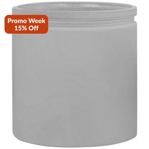 9 oz Calypso Glass Jar Earth Grey