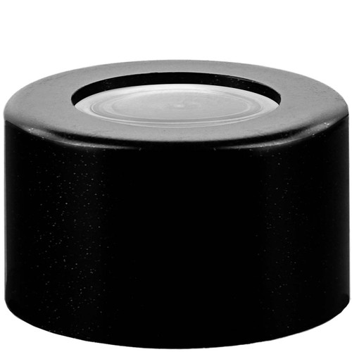 Reed Diffuser Screw Cap 28/410, Aluminum Black Finish with Silicone Plug - Sample