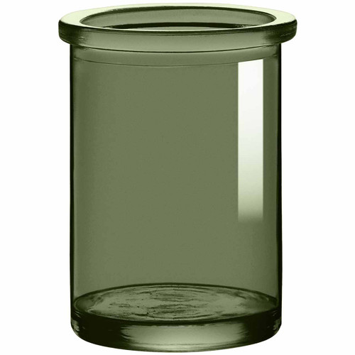 6 oz Round Candle Glass Container Moss