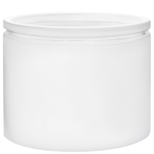 15 oz Calypso Extra Wide Mouth Glass Jar Frosted