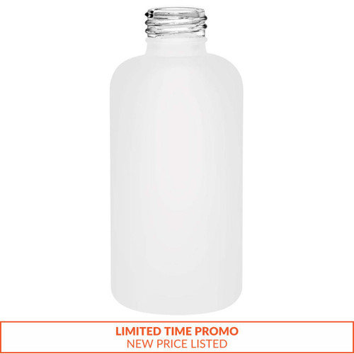 4 oz Botanica Glass Bottle Frosted 24/410 Thread