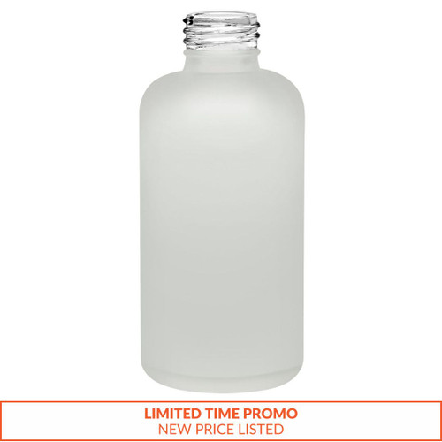 4 oz Botanica Glass Bottle Frosted 24/410 Thread