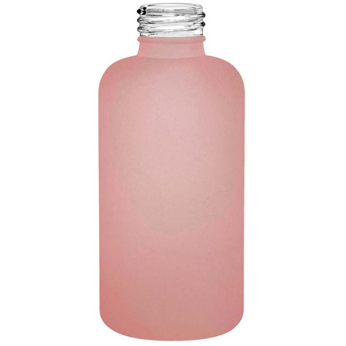 4 oz Botanica Glass Bottle Frosted Pink 24/410 Thread