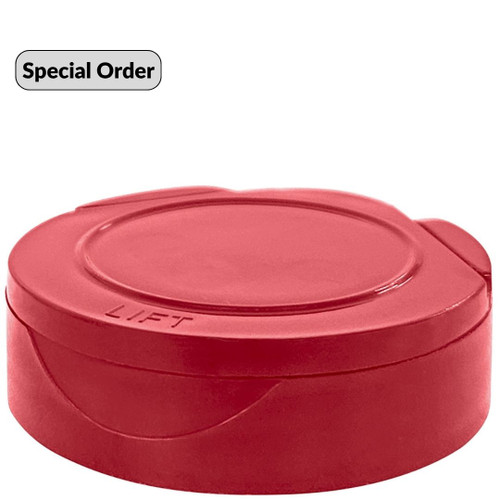 Spice Cap 43/400 Red PP Dispensing Cap, 5 Holes w/ HIS Liner - Sample SPECIAL ORDER
