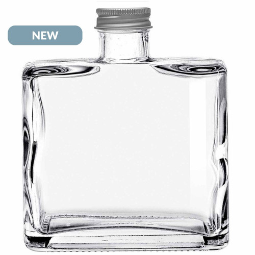 8.5 oz Matic Glass Bottle Clear with 28/400 Screw Cap NEW