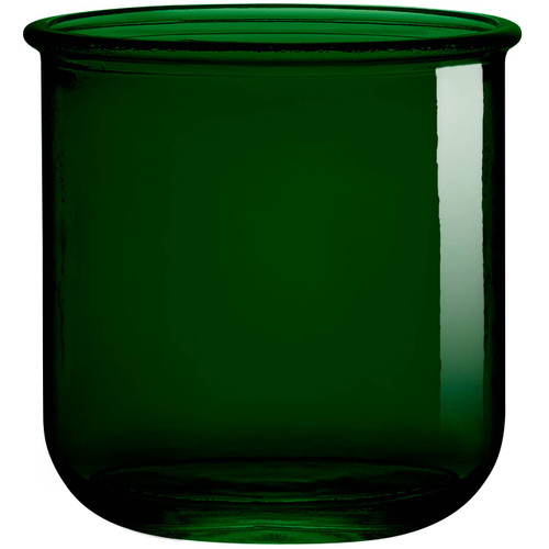 10 oz Classico Recycled Glass Candle Container Forest Green