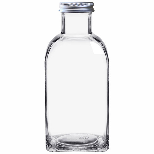 16 oz Wide Mouth Roma Glass Bottle with 43/400 Aluminum Cap | PE Liner