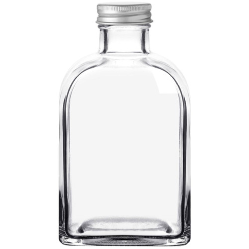 8.5 oz Roma Glass Bottle Clear with 28/400 Aluminum Screw Cap