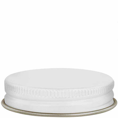 Screw Cap 43-400 Electrolytic Tinplate White Finish with PE Liner