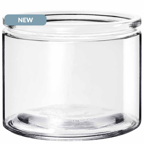 15 oz Calypso Extra Wide Mouth Glass Jar NEW