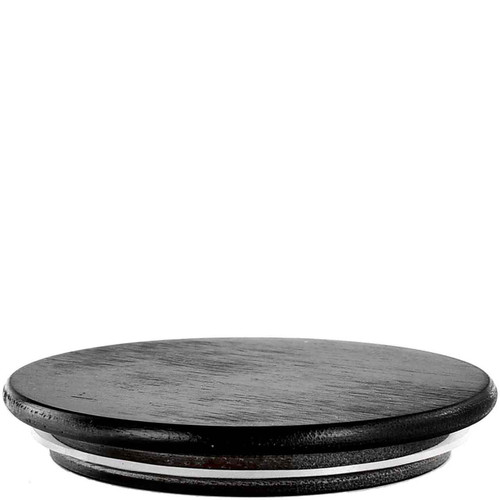 Bamboo Lid Black Stain for Wide Mouth Calypso Containers