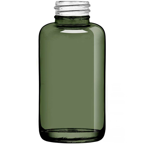 4 oz Apothecary Glass Bottle Moss 28/410 Thread