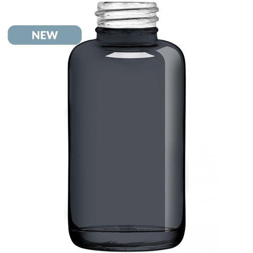4 oz Apothecary Glass Bottle Stormy Grey 28/410 Thread NEW
