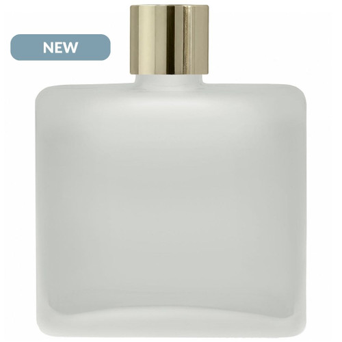Matic Reed Diffuser Bottle Set, Gold Screw Cap, 8.5 oz, Frosted NEW