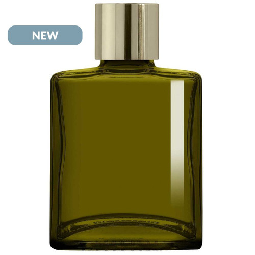 Rio Reed Diffuser Bottle Set, Gold Screw Cap, 8.5 oz, Vintage Green NEW