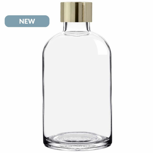 Apothecary Reed Diffuser Bottle Set, Gold Screw Cap, 8 oz NEW