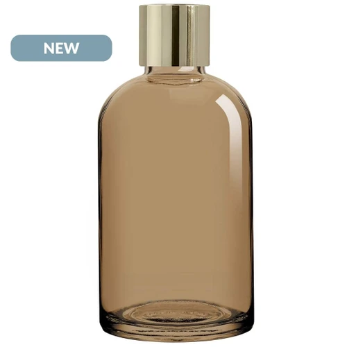 Apothecary Reed Diffuser Bottle Set, Gold Screw Cap, 8 oz, Fossil NEW
