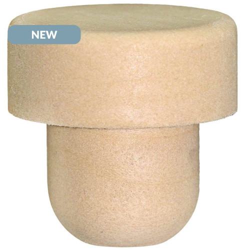 19.5mm Bar Top Cork - Full Synthetic Natural NEW
