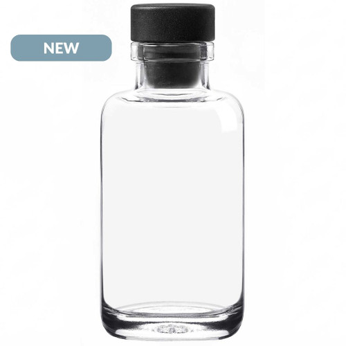 Apothecary Reed Diffuser Bottle Set, Black Cork, 4 oz NEW