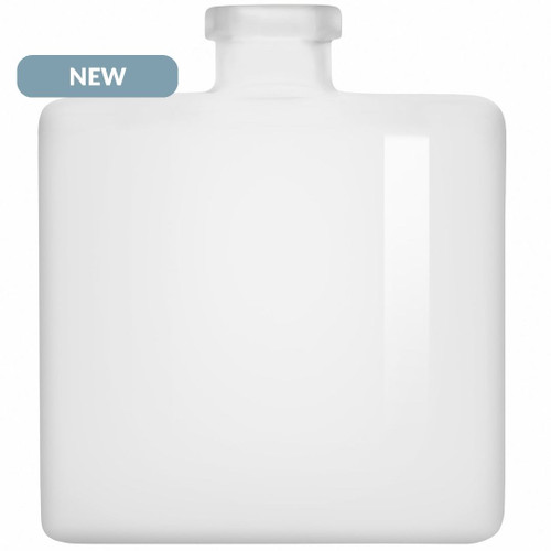 8.5 oz Matic Glass Bottle Glossy White NEW