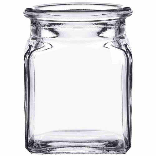 8.5 oz Square Glass Jar