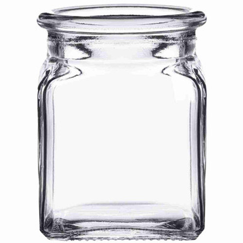 8.5 oz Square Glass Jar