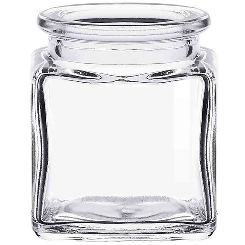 1.4 oz Square Glass Jar
