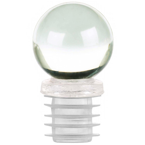 1 1/4" Ball Glass Top Stopper for 18.5mm Opening Bottles