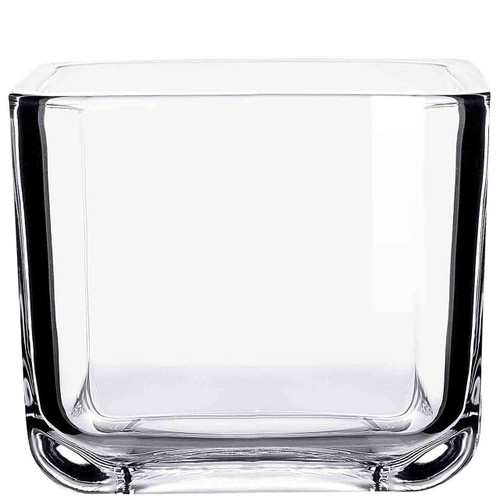 16 oz Lexington Cube Glass Container - Sample