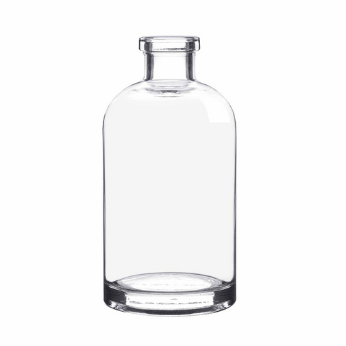 500ml Capri Clear Glass Rectangular Diffuser Bottle (cork neck)