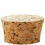 Tapered Cork, Agglomerated, 1 1/4" Top Diam, 1 1/16" Bottom Diam, 11/16" H - Sample