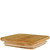 Geo Natural Bamboo Lid, 101mm Diameter Square - Sample