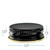Screw Cap 28/400, Black Finish Metal with Plastisol