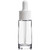 Dropper with White Collar & White Bulb 24-410, with 78mm Drop Tip Glass Pipette
