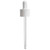 Dropper with White Collar & White Bulb 24/410, 112mm Glass Pipette - Sample