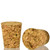 Tapered Agglomerated Cork 15/16" Top Diam, 11/16" Bottom Diam, 3/4" H Side View