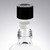 Reed Diffuser Screw Cap 28/410, 25mm Aluminum Black Finish with Silicone Plug Side View