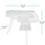 Clear Trigger Sprayer 28/400 1ml Output, PP Plastic Dimensions