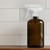 Austin Clear Trigger Sprayer 28/410, 1ml Output, 6.7" Dip Tube with Dark Amber 15 oz Bottle