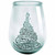 20 oz Christmas Tree Glass Container