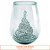 20 oz Christmas Tree Glass Container