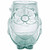 20 oz Smiley Santa Glass Container