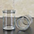 6 oz Round Candle Glass Container Side View