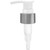 Rivo Brush Aluminum Lotion Pump 24/410 1.80ml Output, Smooth Skirt