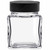 3.4 oz Square Glass Spice Jar with 5 Holes Dispensing Cap