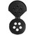 5 Holes Dispensing Cap Open Above