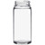 3.4 oz Round Glass Spice Jar with 10 Holes Dispensing Cap